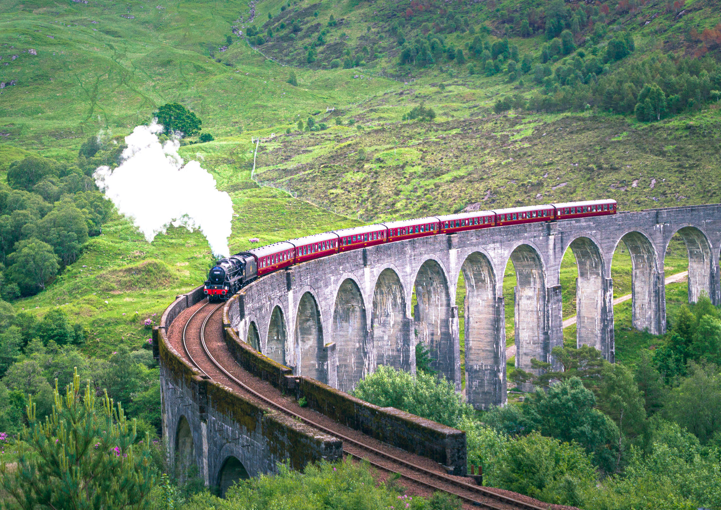 Greeting Card - The Glenfinnan Viaduct