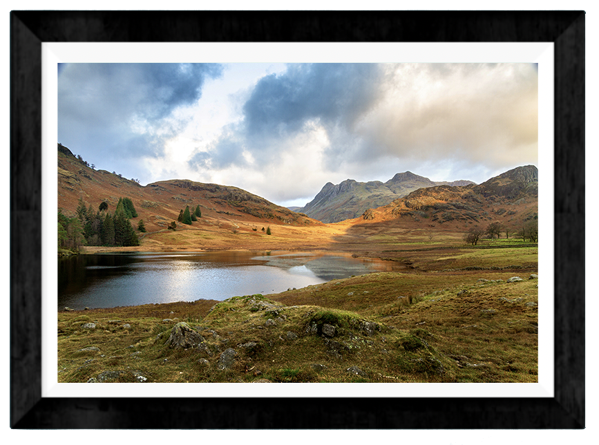 Blea Tarn and The Langdale Pikes