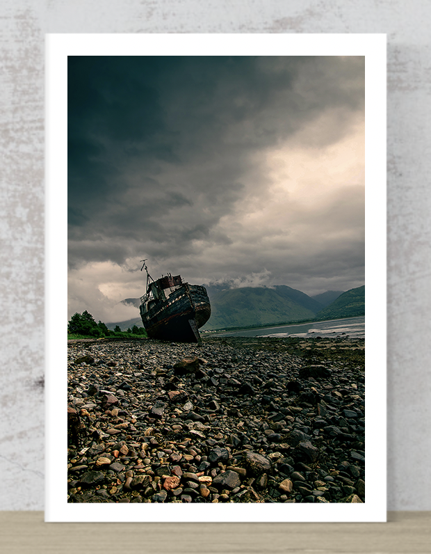 Shipwreck at Corpach