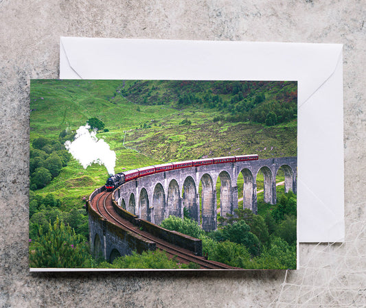 Greeting Card - The Glenfinnan Viaduct