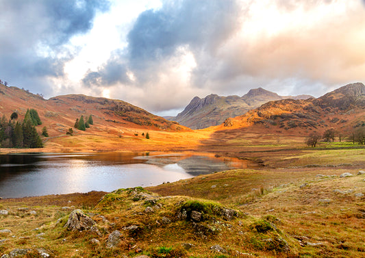 Blea Tarn and The Langdale Pikes